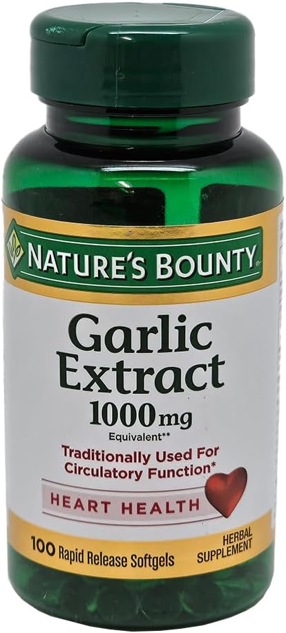 Luonnon Bounty Valkosipuli 1000 mg Softgels 100 ea