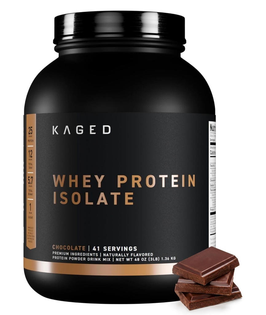 Kaged Whey Protein Isolate Powder 