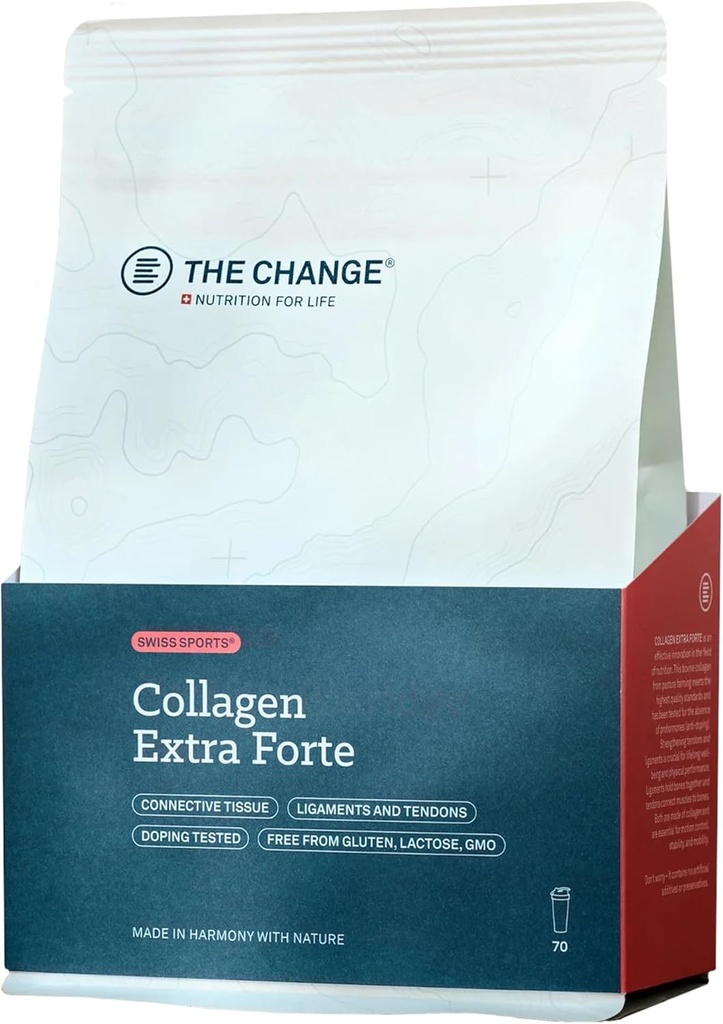 Collagen Extra Forte - Hydrolyzed Powder Collagen for Women & Men - Organic Protein to Support Healthy Muscle, Joint & Bone Strength, Non-GMO, Laktoosi ja Gluten Free 350g