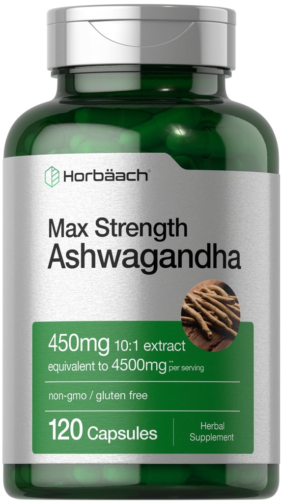 Horbäach Ashwagandha täydennysosa 