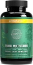 Primal Harvest Multivitamiini naisten ja miesten A-vitamiini, C-vitamiini, D- ja E-vitamiini, B12-vitamiini, B6, Biotiini, Sinkkilisät (30 kapselia)