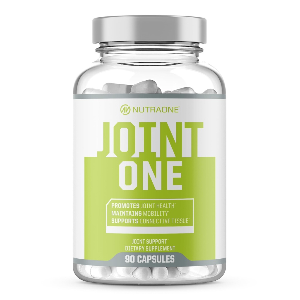 JointOne Joint Support by NutraOne - Joint Supplement for Women and Men auttaa säilyttämään yhteisen terveyden Collagen, Glukosamiini, ja Turmeric* (90 kapselia)