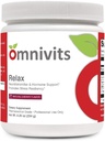 Relax Natural Cherry Flavor | Magnesium som Albion Di-Magnesium Malate, Myo-Inositol, Taurin, GABA, L-Theanin (Suntheanine) | Hälsosamt blodtryck, Emotional Wellness | Powder 60 Servering