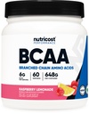 Nutricost BCAA Powder (vadelmasitruunaa, 60 tarjoilua) - Optimaalinen 2:1:1 suhde