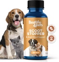 Scoot Stopper koirille ja kissat ... Natural Anal Gland & digestive Support Supplement for Scooting, Jakkalan johdonmukaisuus, Ummetus, Sisällä Onnettomuuksissa & Vaikea kakkia 400 Odorless pillereitä