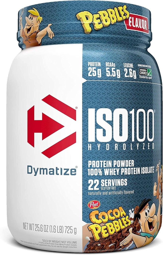 ISO100 Hydrolyzed 100 Whey Protein Isolate Cocoa Pebbles (1,4 Lbs. / 20 Servings)