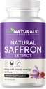 Natur Saffron Supplements - Rena Premium Extract Capsules - Mood Support - Eye Support - Energi - Tillverkad i USA - 88,50 mg - 60 Pills - Optimerad - Pastillas de Azafran
