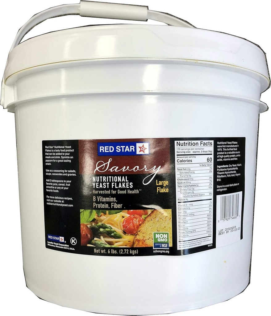 Punainen STAR Nutritional suuri hiuslakka, 6 punta