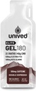 Unived Elite Gel 180-2:1 Yksinkertainen ja monimutkainen karbeja Beta Alanine & Essential Electrolytes - varten Endurance Urheilijat & Pyöräilijät -180kcal - Double Espresso - 100mg kofeiini - pakkaus 6