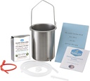 Purelife Detox Coffee Enema Kit - Made in USA - 2 Qt / Superior Toxic Made in USA Quality / 1 Lb Purelife Ultra Light Gold Enema Coffee - Lab Testattu ei mykotoksiinit- Silicone Tubing