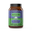 Luomu Ashwagandha-kapselit - 100 kapselia 500 mg Pure Organic Ashwagandha-lisä Calming-tukeen