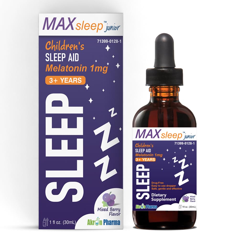 MAX Sleep Junior lapsille - Melatoniinin uni tippa makeisiin uniin