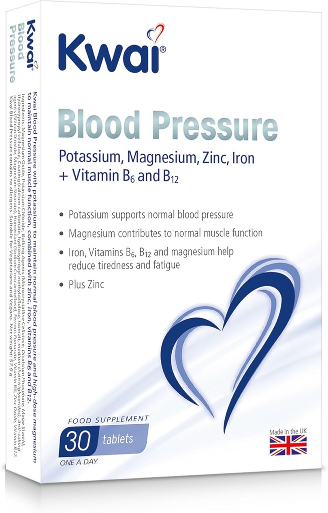 Kalium, magnesium 400 mg + B6-vitamiini ja B12 - 30 tablettia