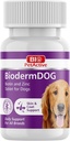 Bio Pet Active BiodermDOG 0.5 Sinkki ja Biotin tabletit koirille, immuunijärjestelmä, iho, turkki ja kynsien tuki koirille, 1.32 oz, 75 purutablettia