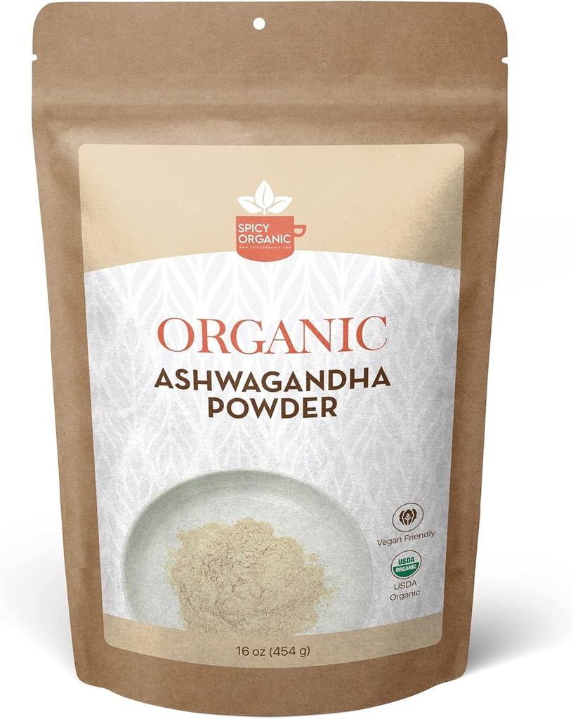 SPICY ORGAANINEN orgaaninen orgaaninen Ashwagandha juurijauhe 