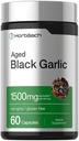 Horbäach åldrade vitlök extrakt kapslar 1500mg | 60 greve | Fermented Supplement | Non-GMO, Gluten Free
