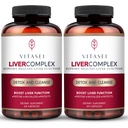 VITASI Liver Cleanse Detox & Repair, Liver Complex W/Milk Thtle Extract, Garcinia, Curcumin C3, Support Herbal Dietary Supplement, Detox Formula for Women & Men, 60 Kapseli (Pakkaus 2)