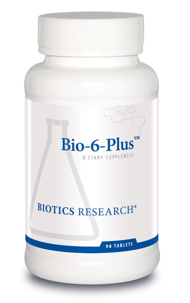 Biotics Research Bio 6 Plus Ruoansulatuskanavan tuki, tukee haiman toimintaa, 50 000 NF yksikköä Amylase, 9 300 NF yksikköä Lipase, 50 000 NF yksikköä Proteaasi, haiman ja ruoansulatuskanavan entsyymit 90 tablettia
