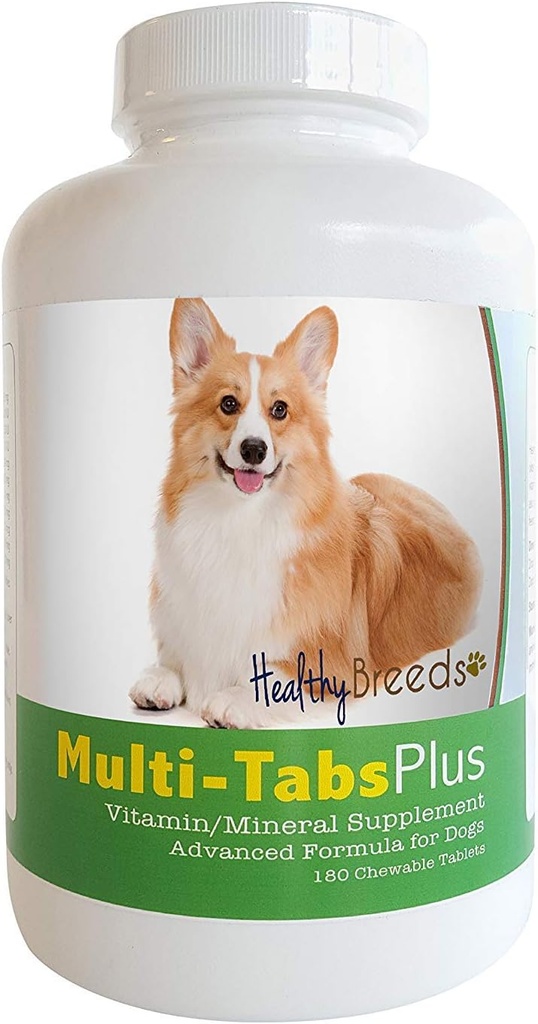 Terveet rodut Pembroke Welsh Corgi Multi-Tabs Plus purutabletit 180