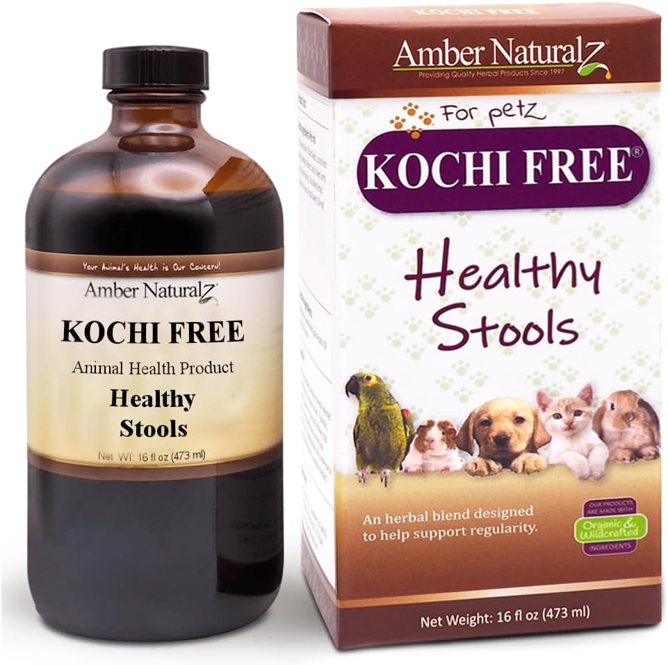 Amber NaturalZ Kochi vapaa kasviperäisten täydentää koirille, kissat, linnut, kanit, ja Guinean siat ... Tukee terve Bowel toiminto ...Luonnollinen tuki Ruoansulatustasapainoa 16 neste Ounce lasipullo