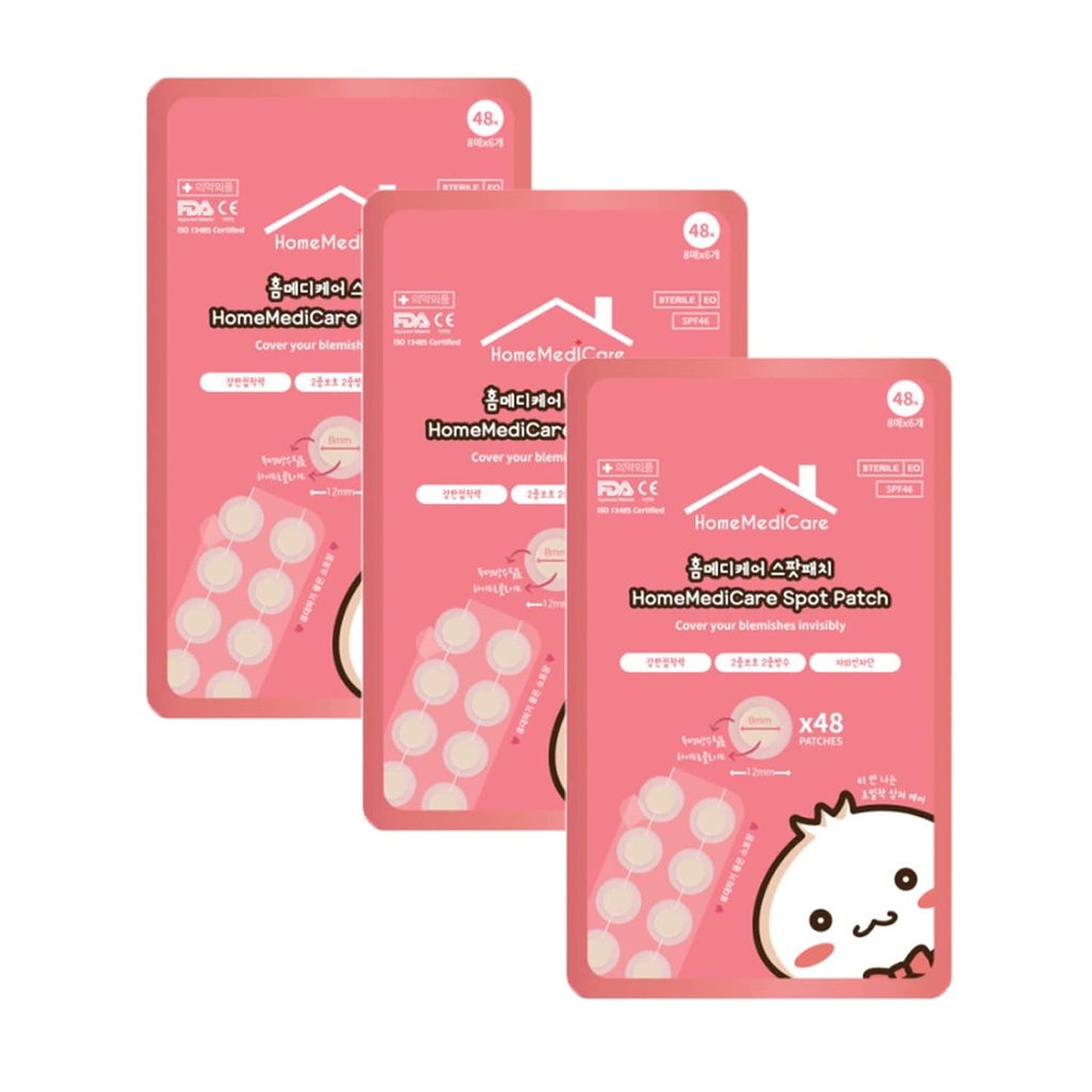 Spot Bean Homemedicare Akne Korean Pimple Spot Parannus Patch Absoring Hydrocolloid akne Pimple Patch SPF46 (144 Patchs) Cover Blander & Zits