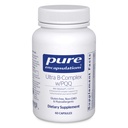 Rena inkapslingar Ultra B-Complex med PQQ | Vitamin B Supplement för att stödja nerver, celler, metylering och Mitochondrial hälsa * | 60 kapslar