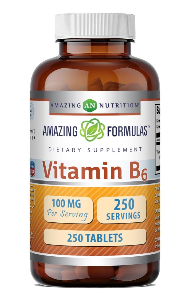 Hämmästyttävä Formula B6-vitamiini täydentää ... 100 Mg per tarjoilu...