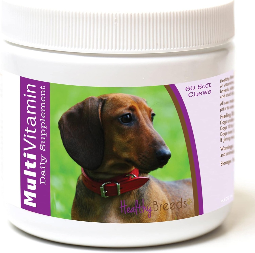 Terveet rodut Dachshund Multi-Vitamin Soft Chews 60