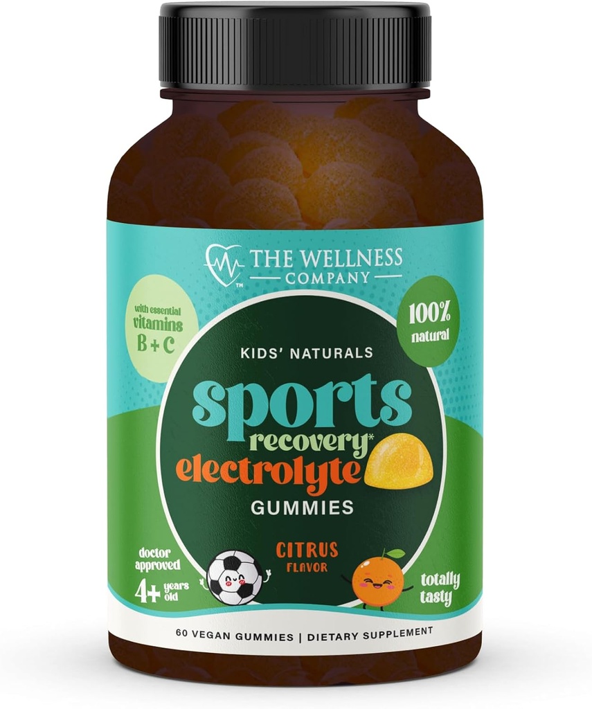 Lapset Naturals Sport Recovery Gummies ... Päivittäinen hyvinvointi tuki ... 60ct (1 kuukausi tarjonta)