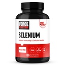 Force Factor Selenium Immunosupport Supplement, Selenium 200mcg kapselit tukemaan immuunipuolustusta, immuniteetin täydentää, Vegan, ei-GMO, 120 kapselia