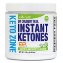 Divine Health Dr Colbert MD Instant Ketones Powder | Limeade Flavor Rekommenderas i Keto Zone Diet Book | GoBHB | Exogen BHB Ketone Salts | 4.59oz