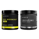 Kaged Pre Sport Pre Treenout Powder Mango Lime Creatiini Monohydraatti Micronized Powder Bundle, Energy & Muscle Recovery Supplement Pack, 20 tarjoilua Esityö + 100 tarjoilua Creatiini