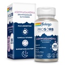 SOLARAY Ashwagandha Capsules 18X Absorption - Ashwagandha Root och Leaf Extract 240 mg - Occasional Stress Relief and Mood Support Supplement - Vegan, 60-dagars garanti - 30 portioner, 30 VegCaps