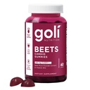 Goli Nutritional Supplement, Beets Cardio Gummy - 60 Count - 100mg CoQ10 & Beet Root Extract - Gluteeniton, Vegaani, ei-GMO, ja Liivate-vapaa.