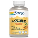 SOLARAY Vitamin B-Complex 250mg Natural Orange smak | Hälsosamt hår, hud, immunfunktion och metabolism Support | Lab Verified | 50 Chewables