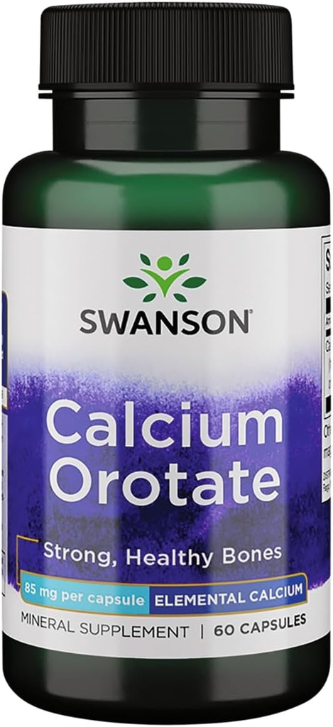 Swanson kalsium orotate 85 Milligrammaa 60 kapselia