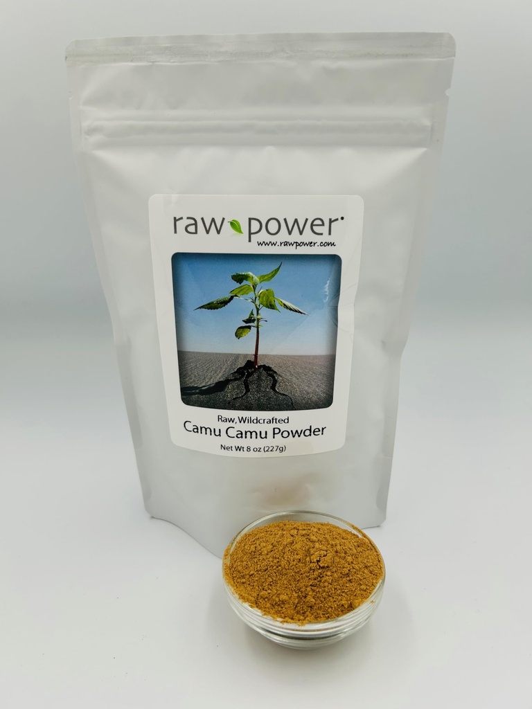 Raw Power Camu Berry Powder, 8 oz (227g), raaka, villi, 100% puhdasta, ei-GMO, Organics