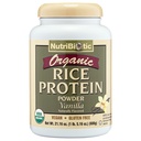 NutriBiotic Certified Organic Rice Protein Vanilla, 1 Lb. 5 Oz ...
