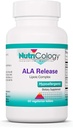 Nutricology ALA Release - Alpha- Lipoic Acid Complex, R-Alpha-Lipoic, Biotin, Kalsium, Ravintolisä, Kasvissyöjä Tabletit - 60