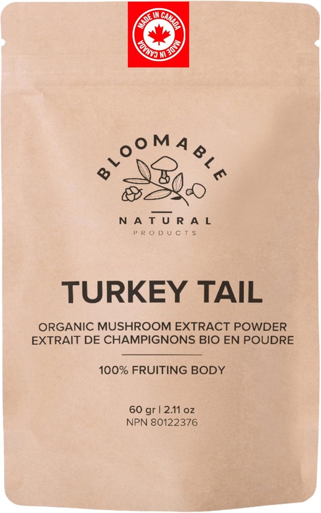 Turkey Tail Mushroom Powder I Gut Health and Immuniteetti (3.5 oz/100 gr)