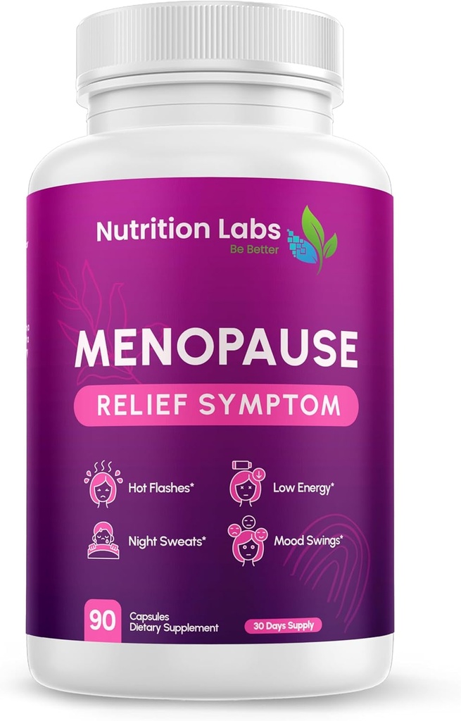 Vaihdevuodet Symptom Relief ja tuki täydentää naisille, MAKTrek Teknologia kliinisesti todistettu vegaaninen ainesosat tarjoavat vaihdevuodet helpotus, yöhietteet & kuuma Flash Relief, Drug-free & non-GMO. 90 CT
