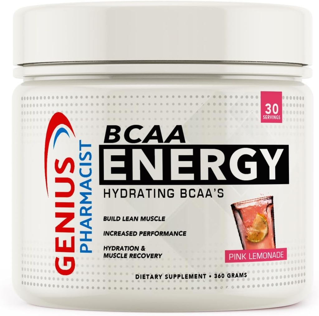 BCAA Energy Hydrating BCAA: s rosa Lemonade - 30 portioner