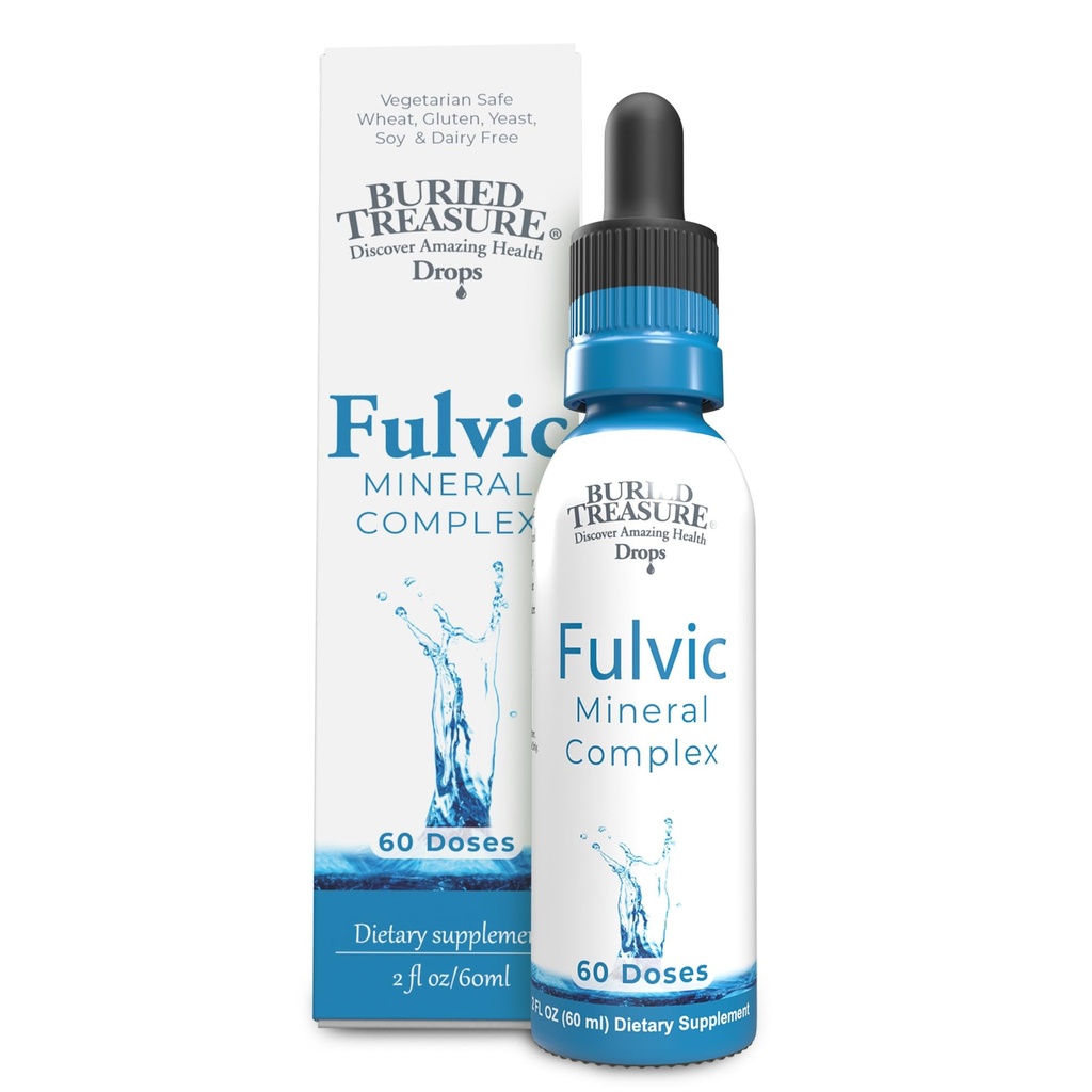 Haudatut Treasure Fulvic Mineral Drops ... 295mg Trace Minerals...