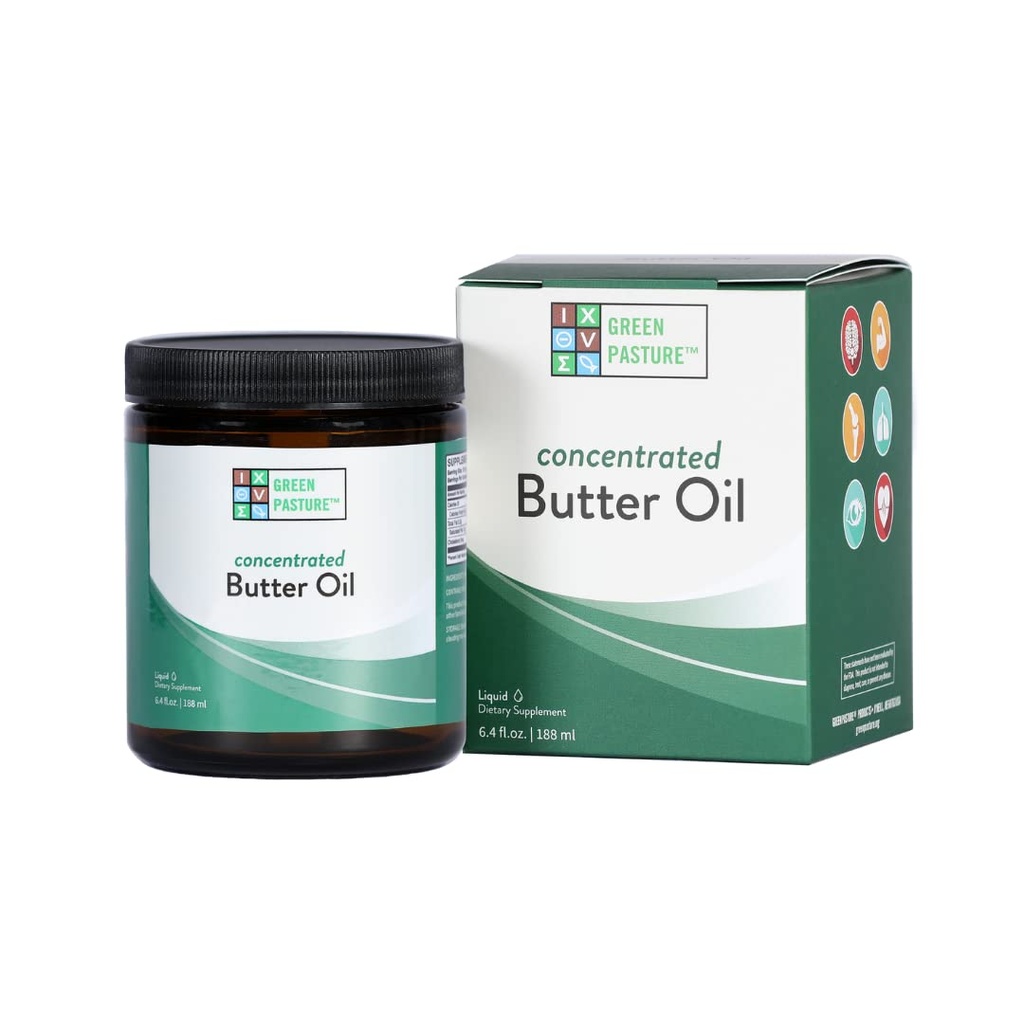 Vihreä Pasture Voiöljy nestemäinen - 6,4 fl. oz. - CLA- A-vitamiini (6,4 fl. oz.)