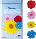 BioSwiss Lapset Bandage, Kukat Muotoiltu Itseliimautuva Bandage Set, Latex vapaa, Steriili haava hoito, 50