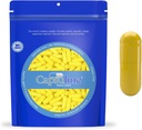 Färgad storlek 0 Tomma Gelatin kapslar av Capsuline - Gul / Gul 10000 greve | Kosher & Halal Certified | Gluten Gratis