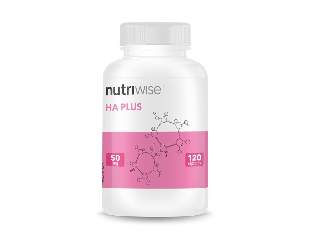 Nutriwise HA Plus High Potency Hyaluronic Acid + Collagen 120 kapslar