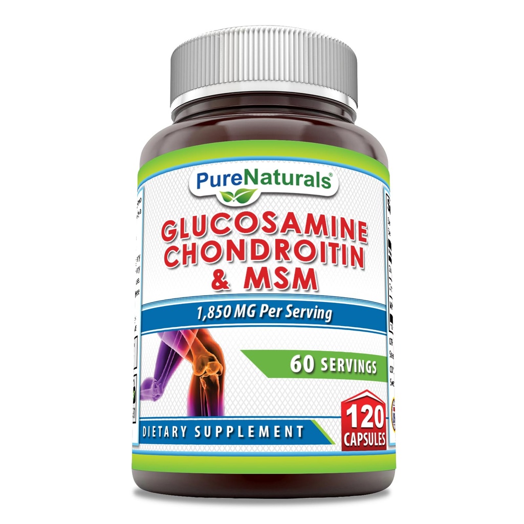 Pure Naturals Glukosamiini Chondroitin & MSM Supplement 