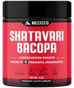 6in1 Shatavari Powder Organic - Blended with Shatavari Root, Bacopa Monnieri, Ashwagandha Root, Vitex Berry, Sarviapila ja mustapippuri - Tukee nuorentamista, edistää energiaa ja elinkelpoisuutta - 4 Oz