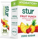 Stur Electrolytes Powder Hydration Packets ... Hedelmän nyrkkeily...